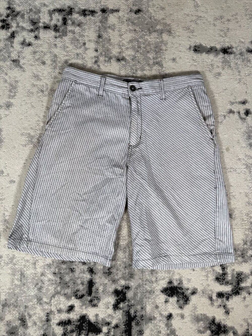 Y2K Oakley Striped White Shorts